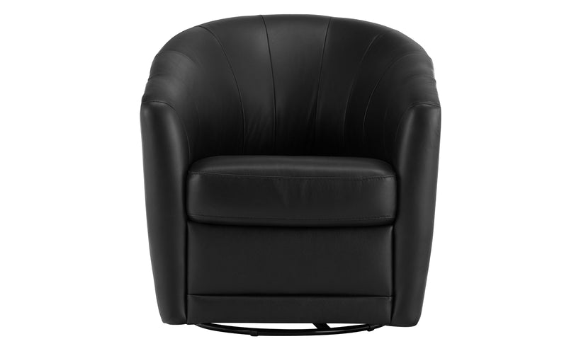 Giada Leather Swivel Chair
